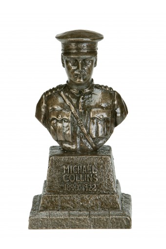 Michael Collins Bronze Bust 7.6"